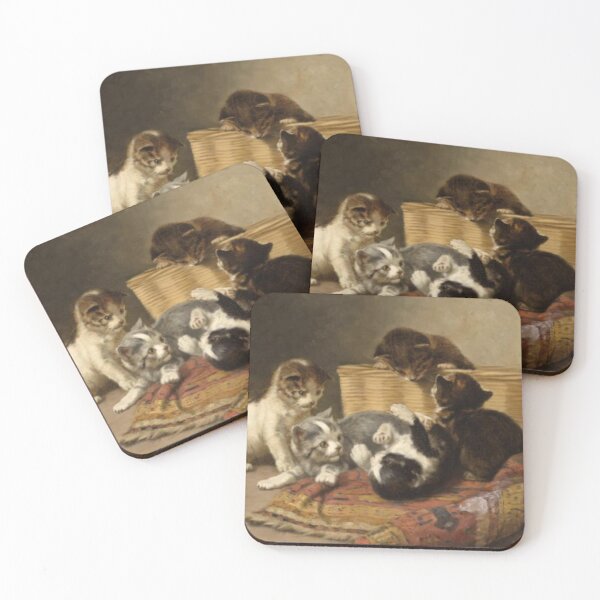 Item preview, Playful Kittens designed and sold by LadybellVintage.