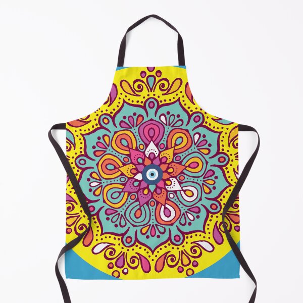 Item preview, MANDALA FLOWER ROUND YELLOW COLOR designed and sold by LuDesign11.