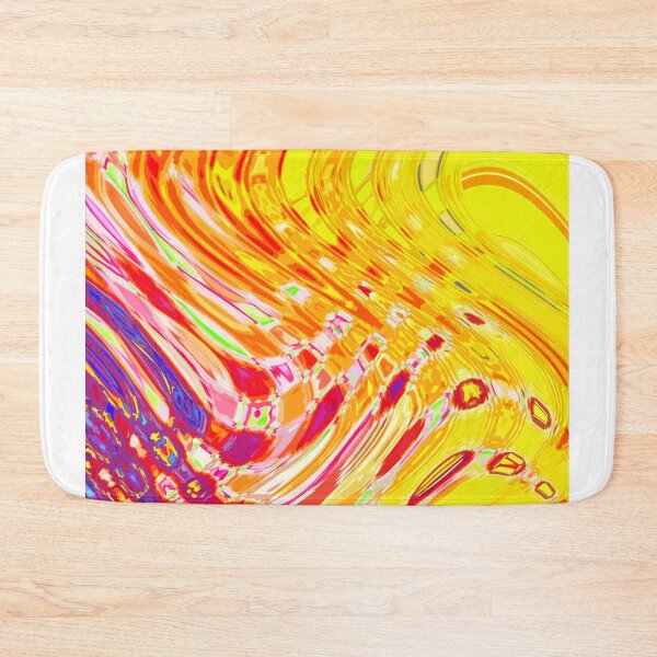 Item preview, Orange, white, blue and purple lines designed and sold by Ivicaartist.