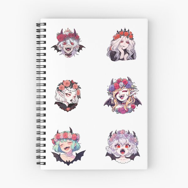 Item preview, Vampires Wearing Flower Crowns pack designed and sold by ZenEverAI.