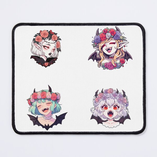 Item preview, Vampires Wearing Flower Crowns pack designed and sold by ZenEverAI.