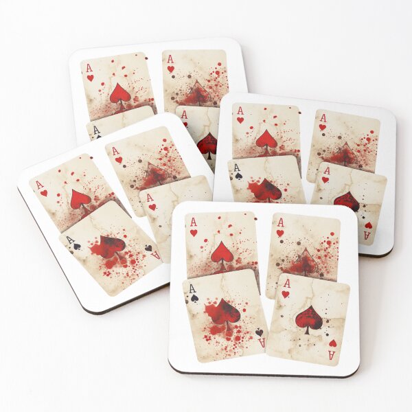 Item preview, Four Aces With Red Over Them designed and sold by Bibby22.