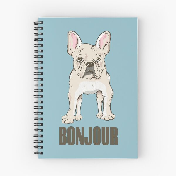 Item preview, French Bulldog Bonjour designed and sold by piedaydesigns.