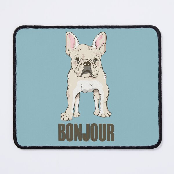 Item preview, French Bulldog Bonjour designed and sold by piedaydesigns.