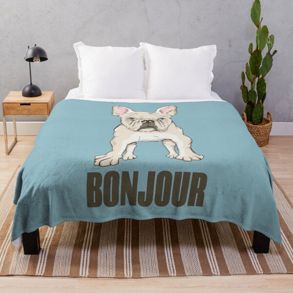 Item preview, French Bulldog Bonjour designed and sold by piedaydesigns.