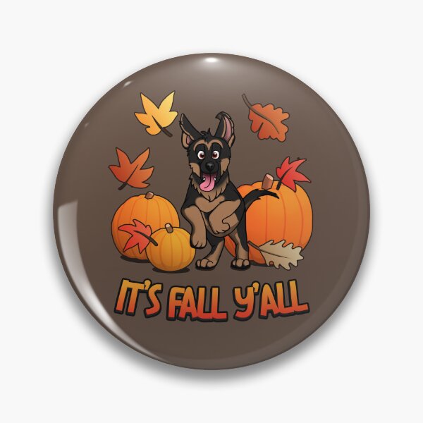 Item preview, It's Fall Yall German Shepherd pumpkin puppy edition designed and sold by polygrafix.