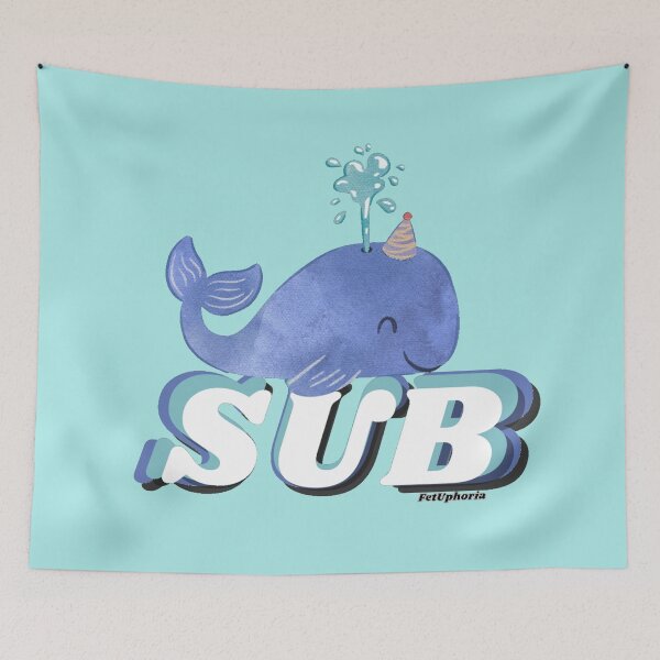 Item preview, Retro Whale Sub designed and sold by FetUphoria.