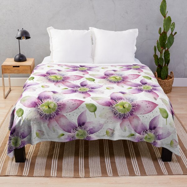Item preview, Clematis Pattern designed and sold by Ilze Lucero.
