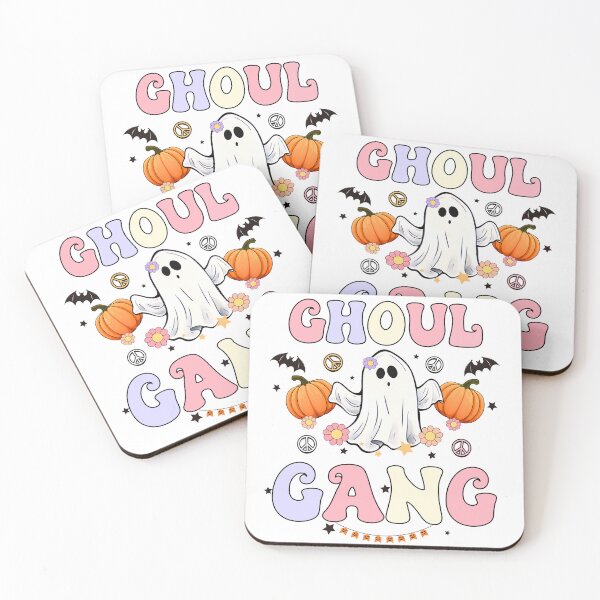 Item preview, Ghoul Gang, Pumpkins, Spooky with Stars and Bats  | Whimsical Autumn and Halloween Delights Collection designed and sold by Ali Doodles.