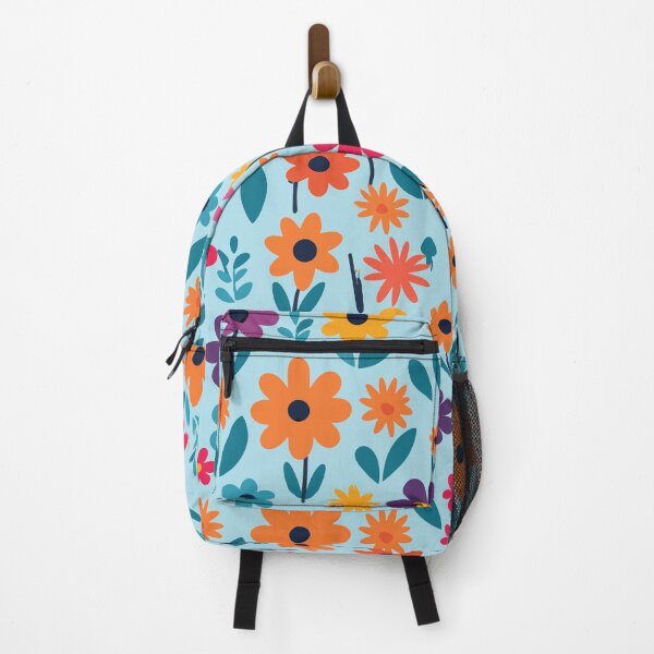 Item preview, Multi-colored flowers Pattern designed and sold by tinytwist.