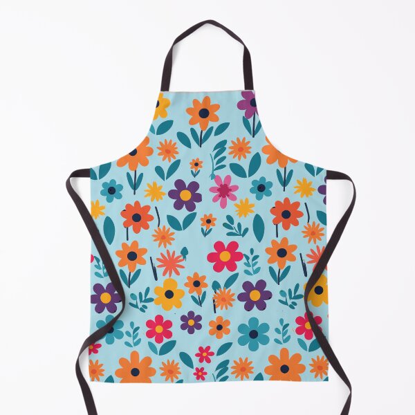 Item preview, Multi-colored flowers Pattern designed and sold by tinytwist.