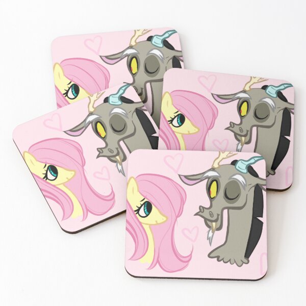 Item preview, Discord and Fluttershy designed and sold by FiraRaeArt.
