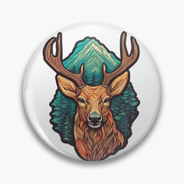 Item preview, Deer head designed and sold by BeatyinChaos.