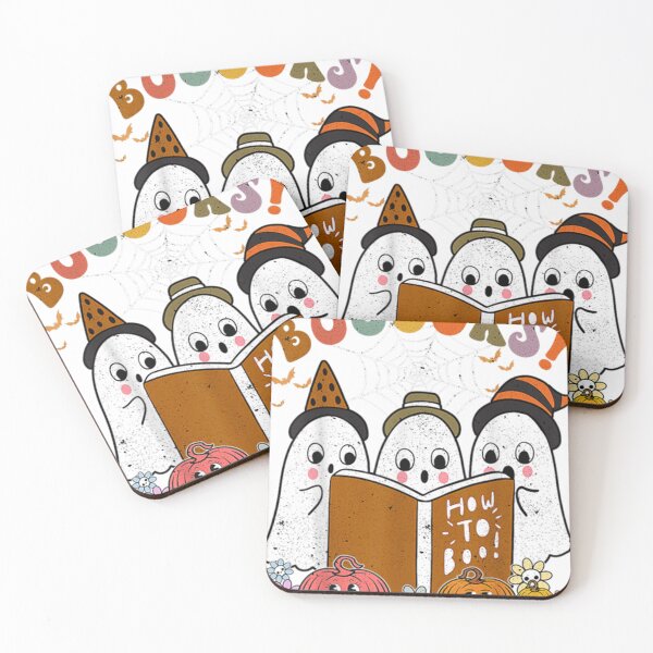Item preview, Cute Ghosts Reading More Books Teacher Halloween  designed and sold by MaxCHoehne.