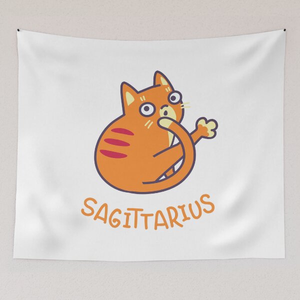 Item preview, Funny Sagittarius Cat Horoscope Tshirt - Astrology and Zodiac Gift Ideas! designed and sold by Banshee-Apps.