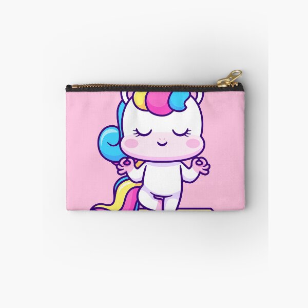 Item preview, Tranquil Unicorn: Cute Unicorn Meditation Yoga Cartoon Vector Icon Illustration designed and sold by hjian8219.