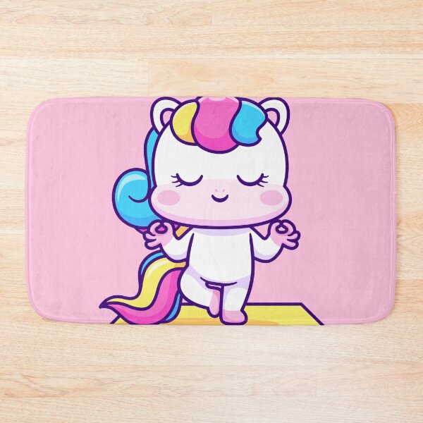 Item preview, Tranquil Unicorn: Cute Unicorn Meditation Yoga Cartoon Vector Icon Illustration designed and sold by hjian8219.