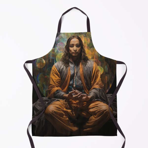 Item preview, Paramahansa Yogananda Psychedelic Visionary Art designed and sold by Mystikos Art.