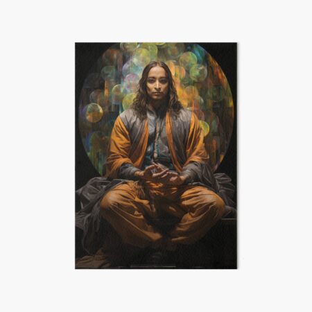 Item preview, Paramahansa Yogananda Psychedelic Visionary Art designed and sold by Mystikos Art.