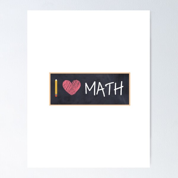 Item preview, I Love Math Heart designed and sold by SGCreations-78.
