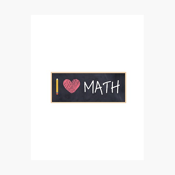 Item preview, I Love Math Heart designed and sold by SGCreations-78.