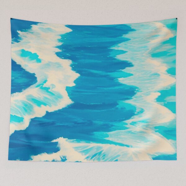 Item preview, Blue Ocean Waves designed and sold by Timegraf.