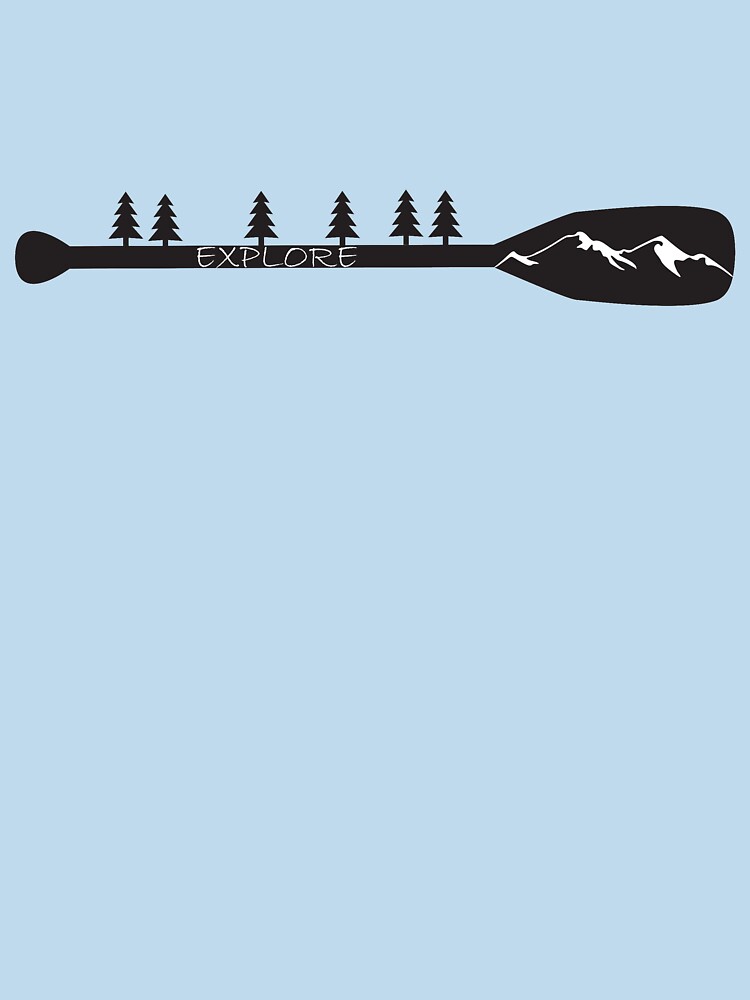 Thumbnail 7 of 7, Essential T-Shirt, Explore Paddle designed and sold by 3parkys.