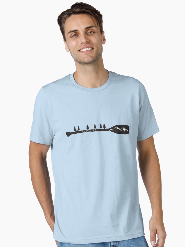 Thumbnail 1 of 7, Essential T-Shirt, Explore Paddle designed and sold by 3parkys.