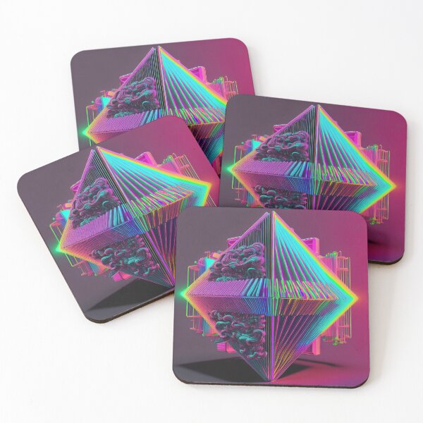Item preview, Neon Pyramid Design Neutrino Jem Design designed and sold by NeutrinoJem.