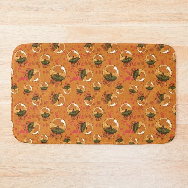 Item preview, Autumn Globe Pattern (Orange) designed and sold by honeybeepaper.