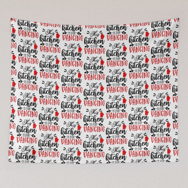 Item preview, This kitchen is for dancing - Kitchen Quotes designed and sold by Studio-Pixel.