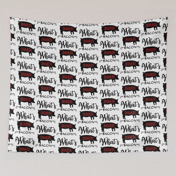 Item preview, Whats shakin bacon - Kitchen Quotes designed and sold by Studio-Pixel.