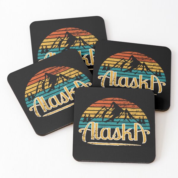 Item preview, Alaska Retro Mountains Nature designed and sold by wtfbba.