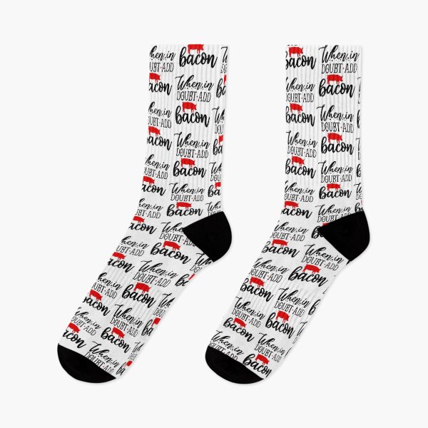 Item preview, When in doubt add bacon - Kitchen Quotes designed and sold by Studio-Pixel.