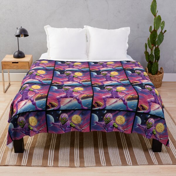 Item preview, Purple Alien Playing Pickle Ball designed and sold by MiracleROLArt.