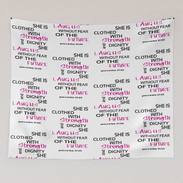 Item preview, She Proverbs 31:25 designed and sold by raineOn.