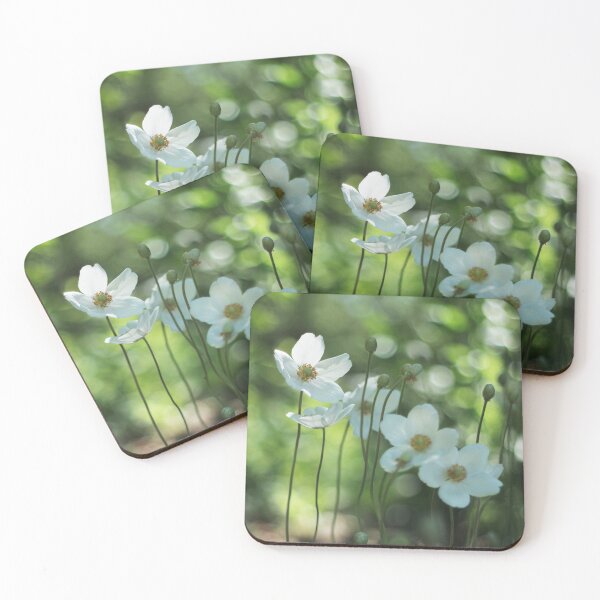 Item preview, White Wildflowers in a Row designed and sold by SunlitColors.