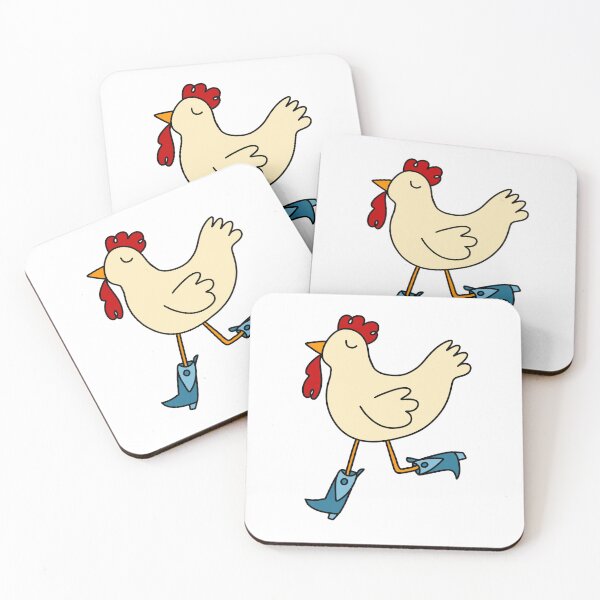 Item preview, Pollo clásico con botas vaqueras designed and sold by GraceMakes03.