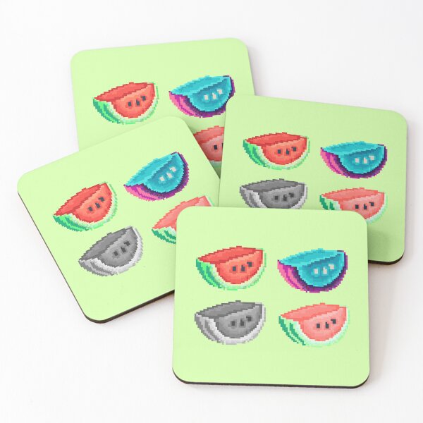 Item preview, Watermelon Pixel Quad designed and sold by sweetlemon134.