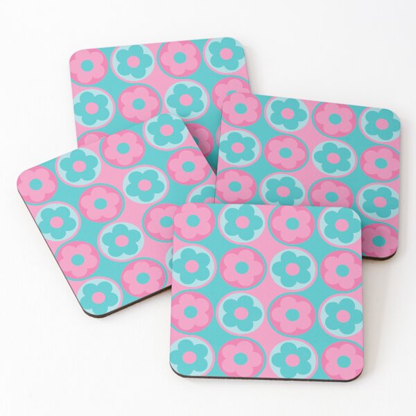 Item preview, Neon Retro Flower Pattern - Flower Power 70's Inspired Hippie Design designed and sold by ElleMars.
