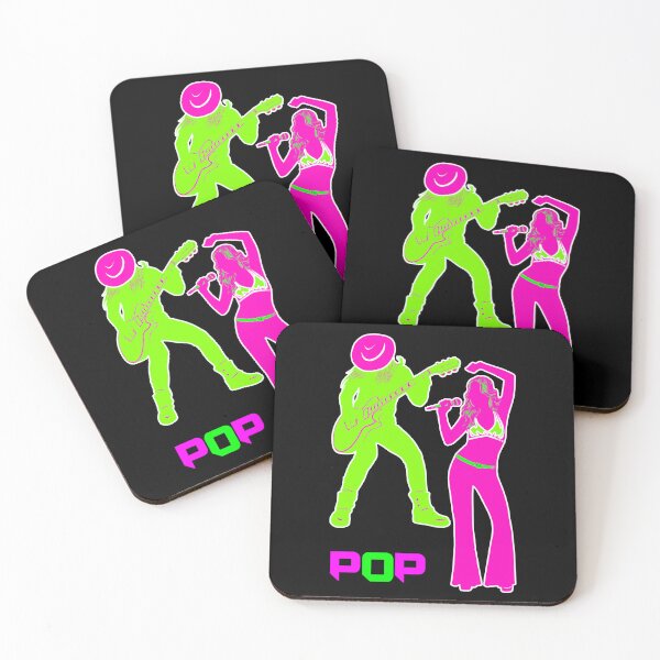 Item preview, Fluorescent pop music duo designed and sold by Artbellachi.