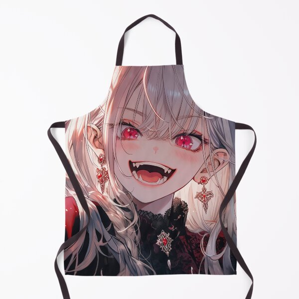 Item preview, Cute Red and Black Vampire Anime Girl designed and sold by bubblegoth.