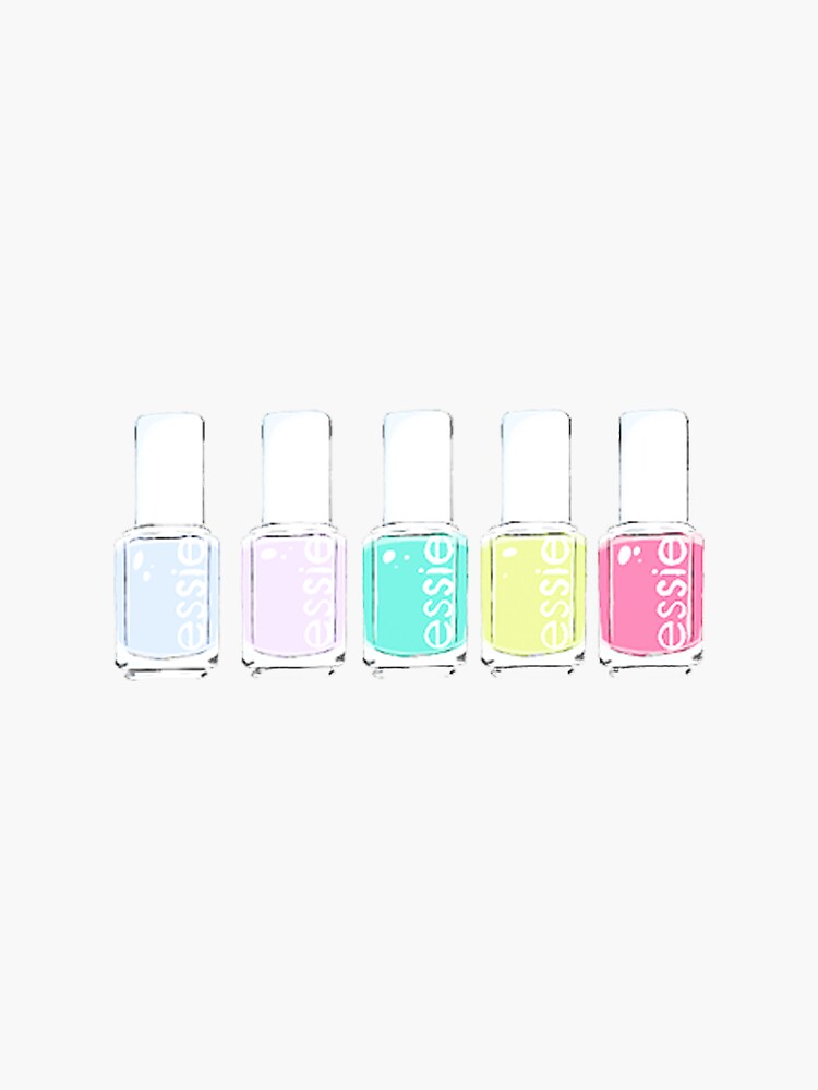 "Essie Nail Polish" Sticker for Sale by livpaigedesigns Redbubble