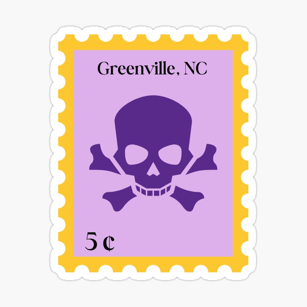 Greenville NC Stamp Pin