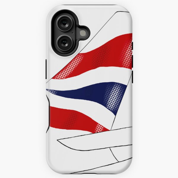 Item preview, British Aircraft Union Flag Tale Livery Illustration designed and sold by GirlWander12.