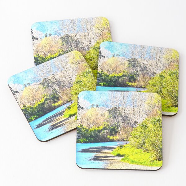 Item preview, Otaihunga River and bridge designed and sold by carole hirst.