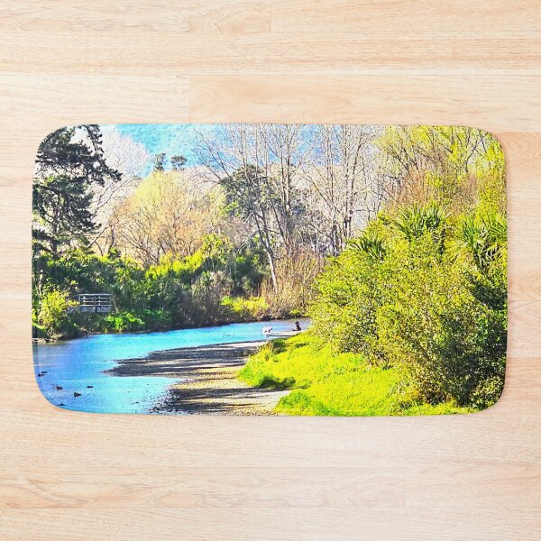 Item preview, Otaihunga River and bridge designed and sold by carole hirst.