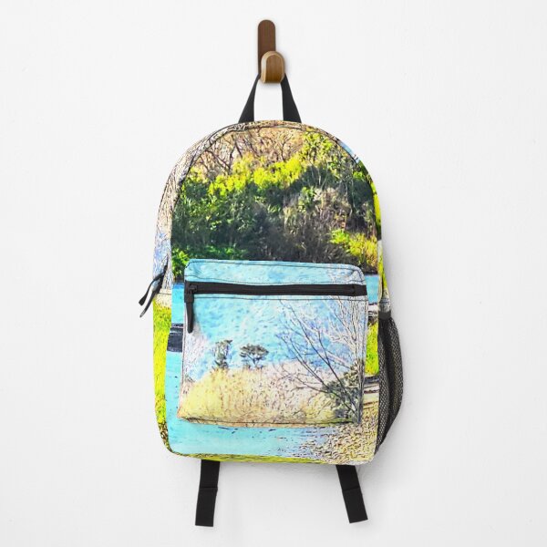Item preview, Otaihunga River and bridge designed and sold by carole hirst.