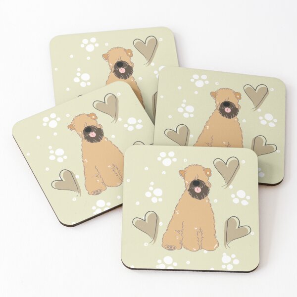 Item preview, Love Gold Soft Coated Wheaten Terrier  designed and sold by Lulupainting.