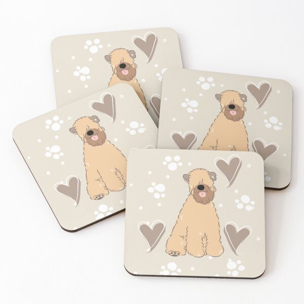 Item preview, Love Gold Soft Coated Wheaten Terrier 2 designed and sold by Lulupainting.
